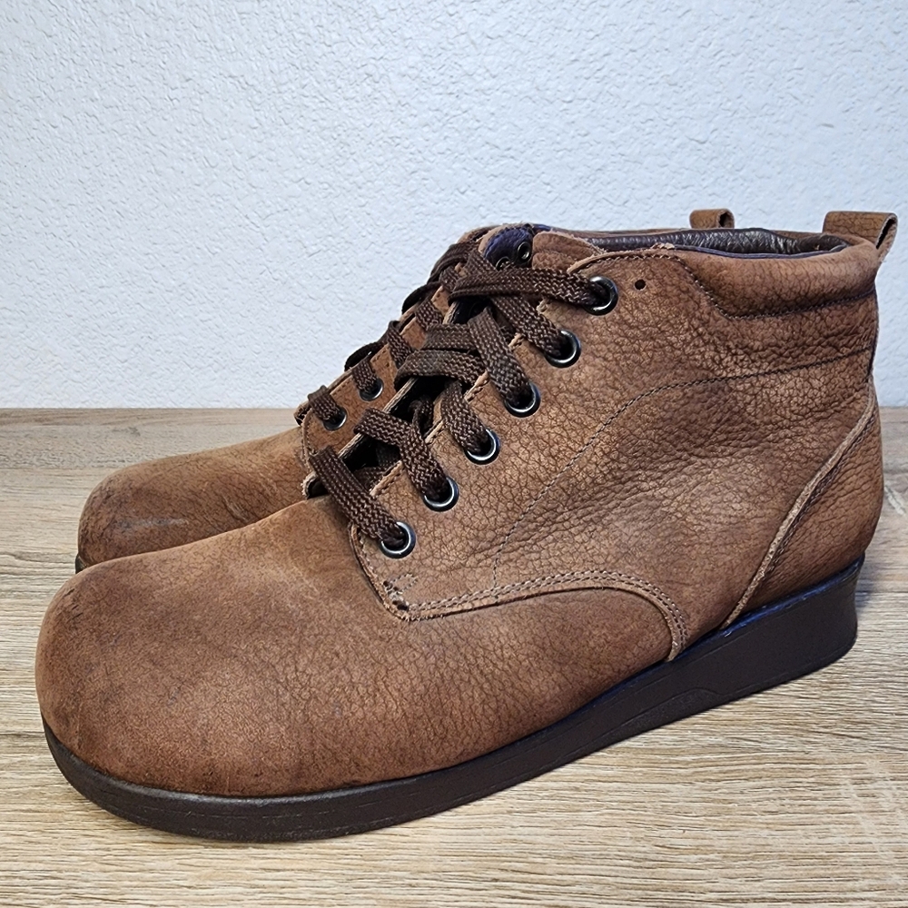 DREW Lace Up Women's Brown Leather Hike Boot 8.5m